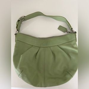 Mint Green Coach Hobo